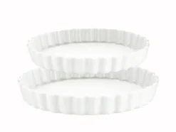 Pillivuyt Serie Originale Tærteformsæt Ø24/27 cm Hvid 2-dele