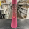 Pink Glitterlampe til batteri