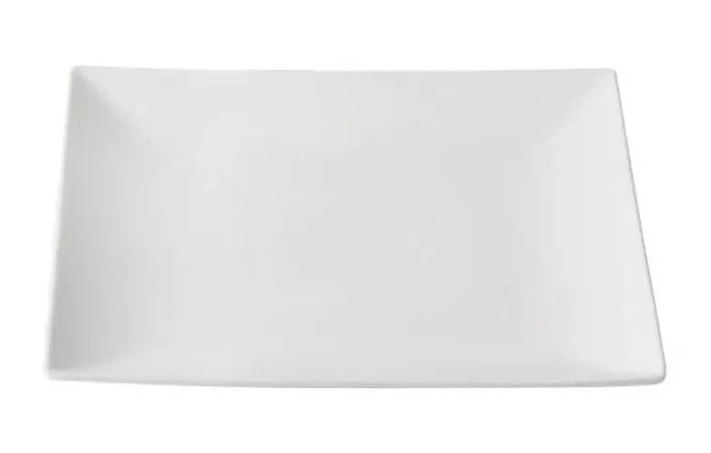 Quadro Tallerken 26x26 cm hvid