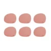 RAW coasters soft silikone 6 stk spice rose