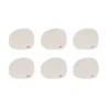 RAW coasters soft silikone 6 stk sand