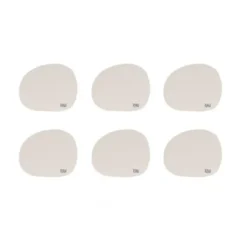 RAW coasters soft silikone 6 stk sand