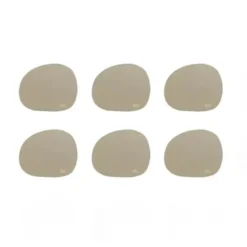 RAW coasters soft silikone 6 stk Mellow clay