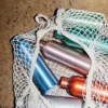Raw termoflaske i stål metallic sølv 0,5L