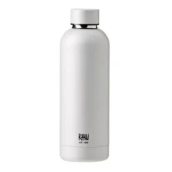 Raw termoflaske i stål metallic sølv 0,5L