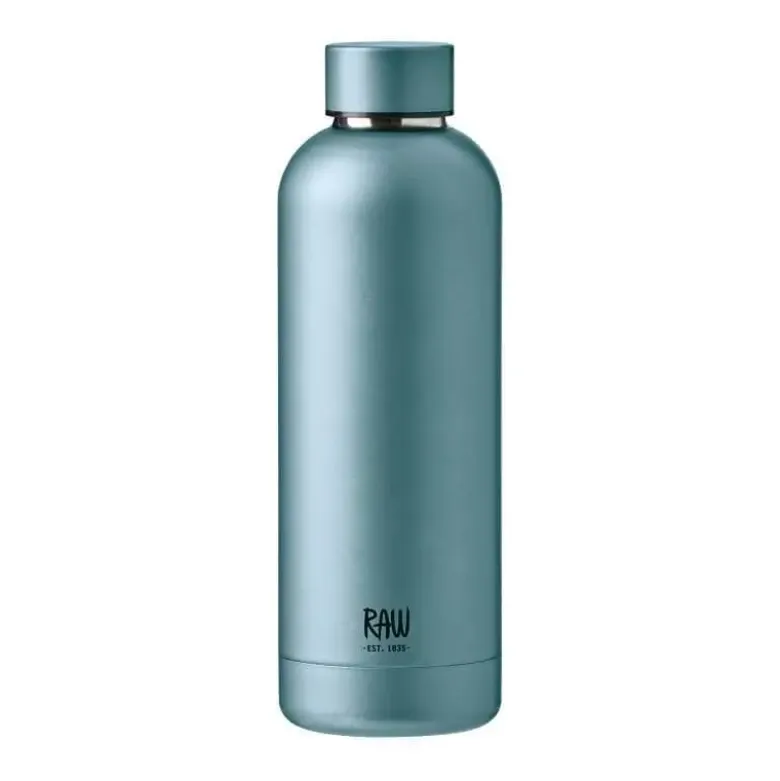 Raw termoflaske matte lys blå 0,5L