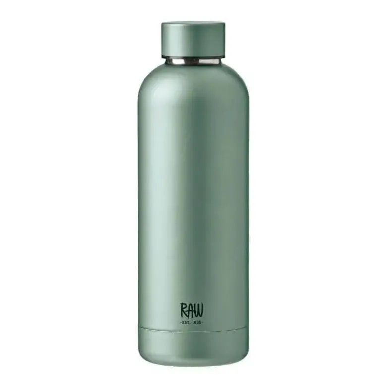 Raw termoflaske matte lys grøn 0,5L