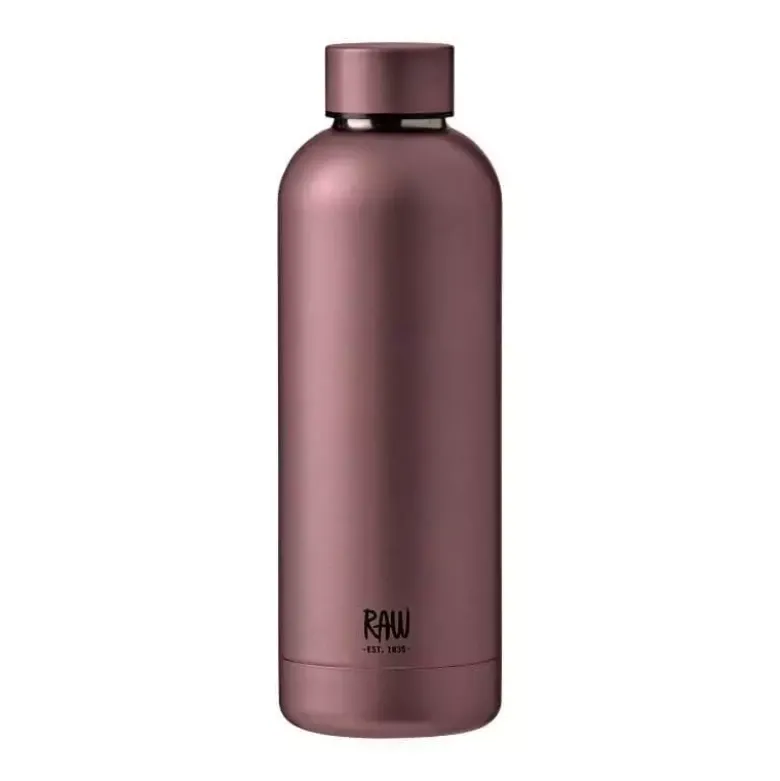 Raw termoflaske matte plum 0,5L