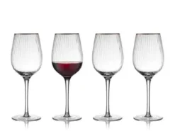 Rødvinsglas Palermo Gold 40 cl 4 stk