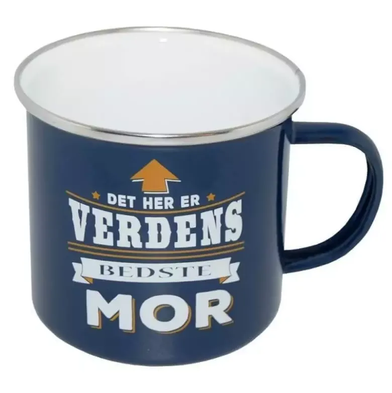 Retro Mug krus 40 cl Det her er verdens bedste mor