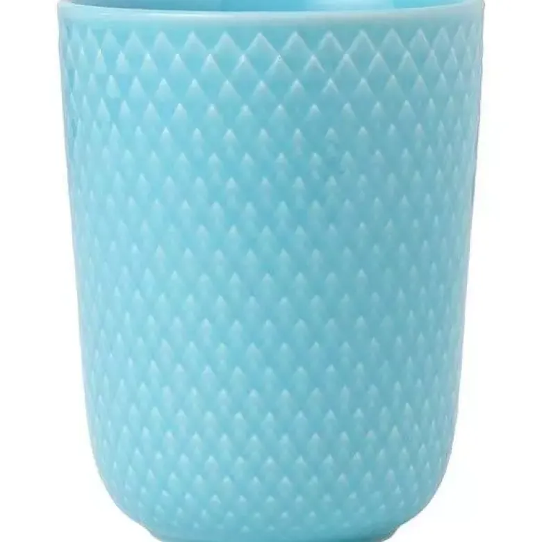 Rhombe Color Krus 33cl Turkis Porcelæn