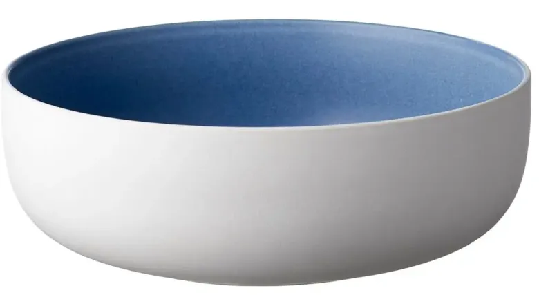 Salatskål North 25 cm Matte white/Matte river