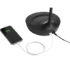 Samba skrivebordslampe med USB stik og lysdæmper Sort