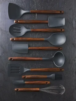 Scanpan grydeskraber 28 cm karboniseret ask