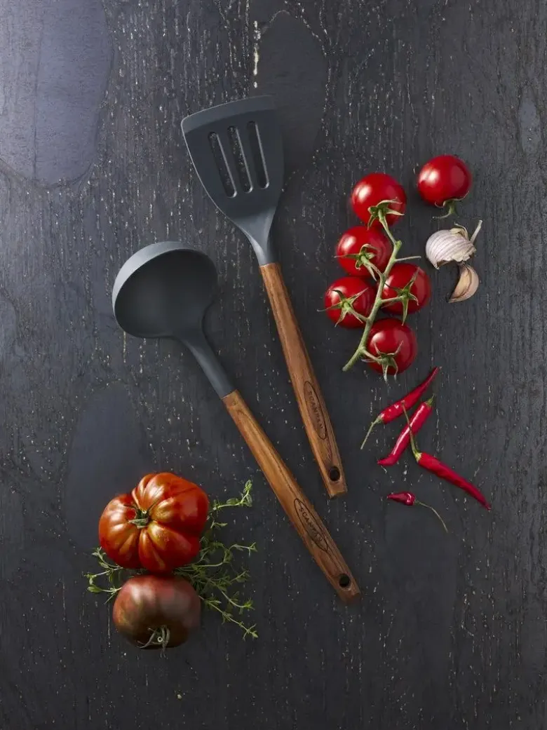 Scanpan wokspatel 31 cm karboniseret ask