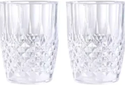 Schou Drikkeglas 25 cl klar plast 2 stk