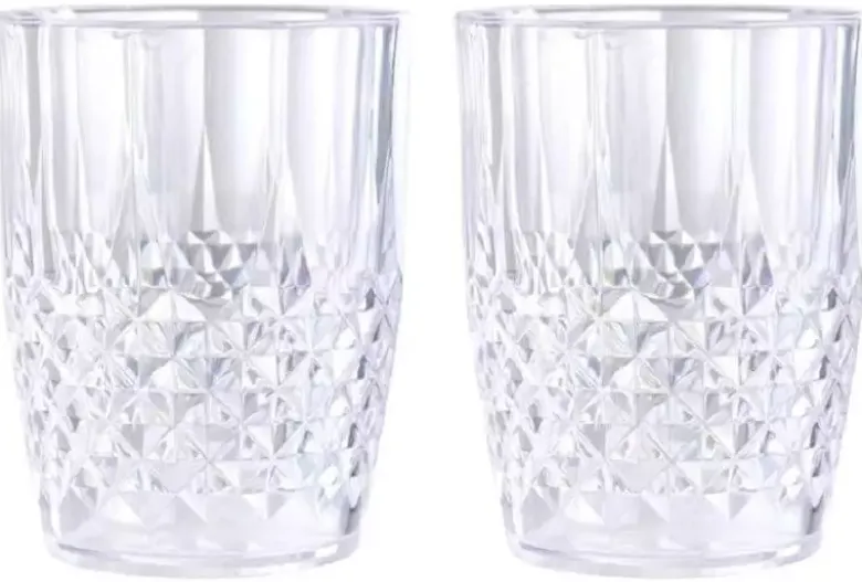 Schou Drikkeglas 25 cl klar plast 2 stk