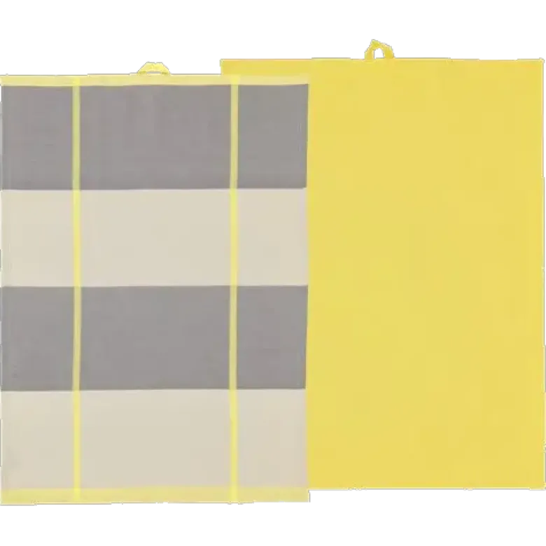 Södahl Blocks Viskestykke 50 x 70 cm 2 stk. Gul