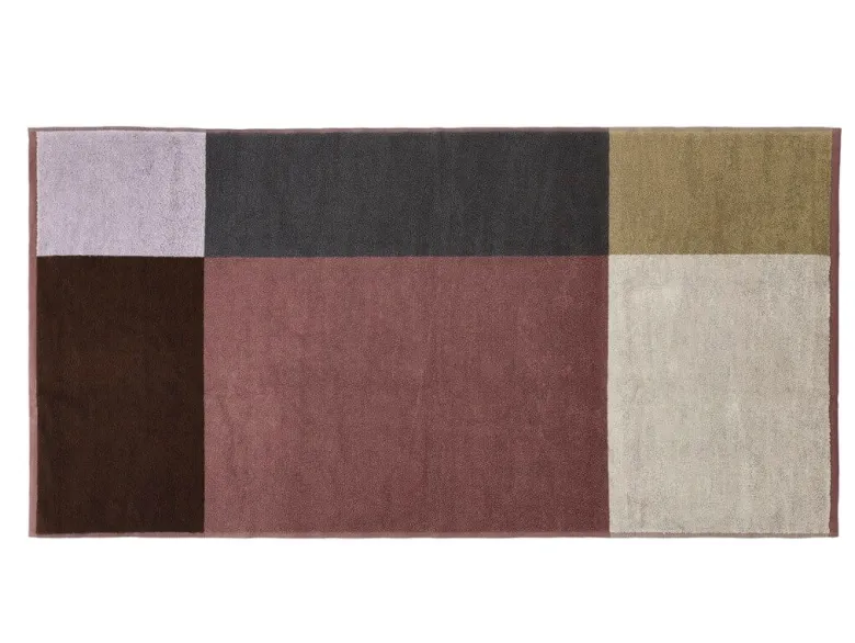 Södahl Color Block Håndklæde 70 x 140 cm Palisander