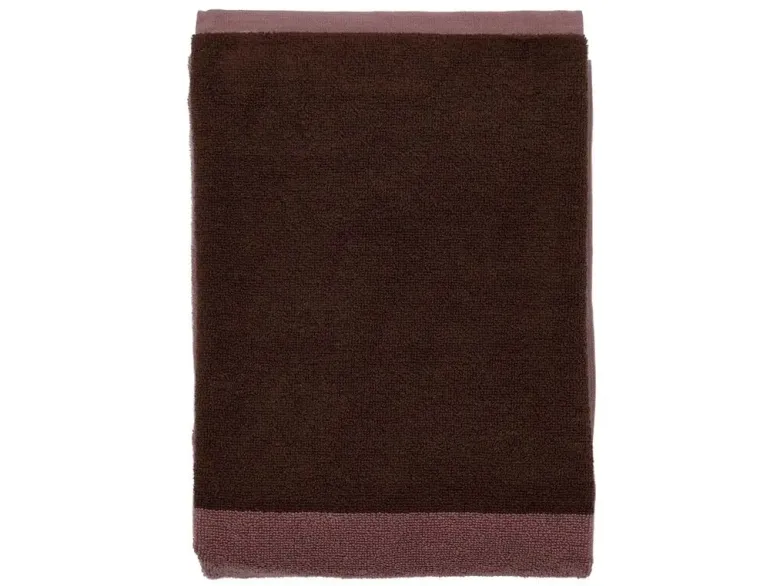 Södahl Color Block Håndklæde 70 x 140 cm Palisander