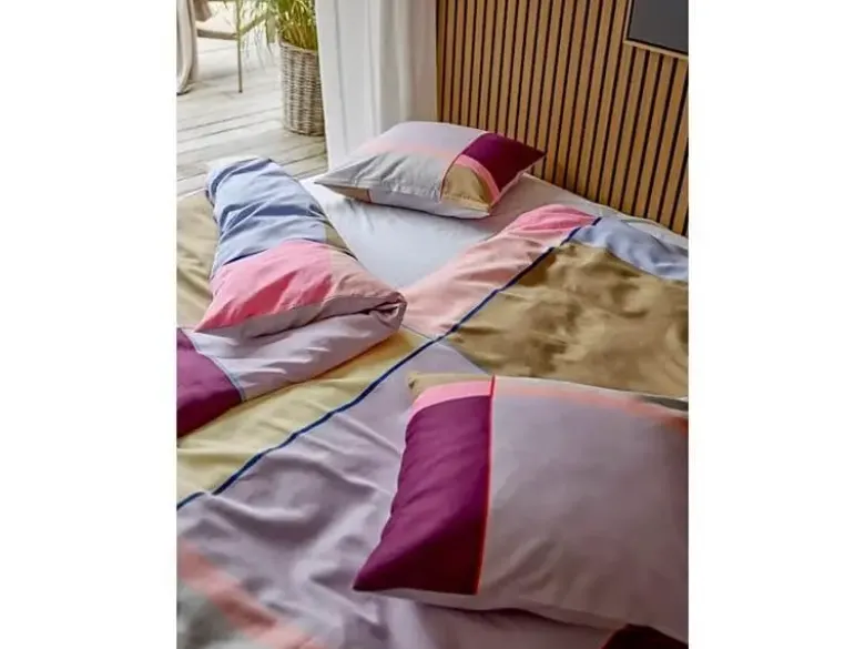 Södahl Color Block Sengetøj 140 x 200 cm Lavendel