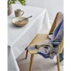 Södahl Jubilæumsmodel Forget-me-not Damask Dug Ø160 cm Hvid