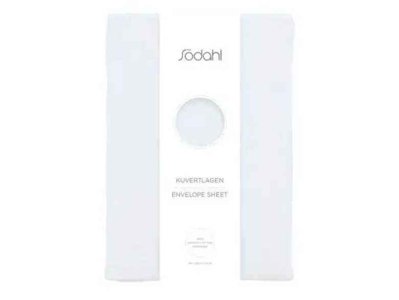 Södahl organic Calm Kuvertlagen 90 x 200 x 8 cm White