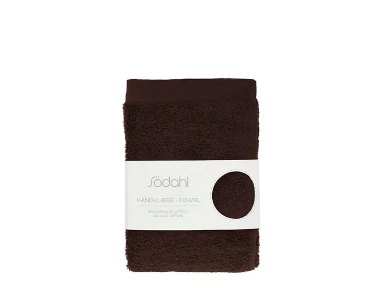 Södahl Organic Comfort håndklæde 50x100 cm coffee brown