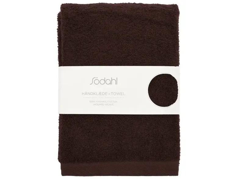 Södahl Organic Comfort håndklæde 70 x 140 cm coffee brown