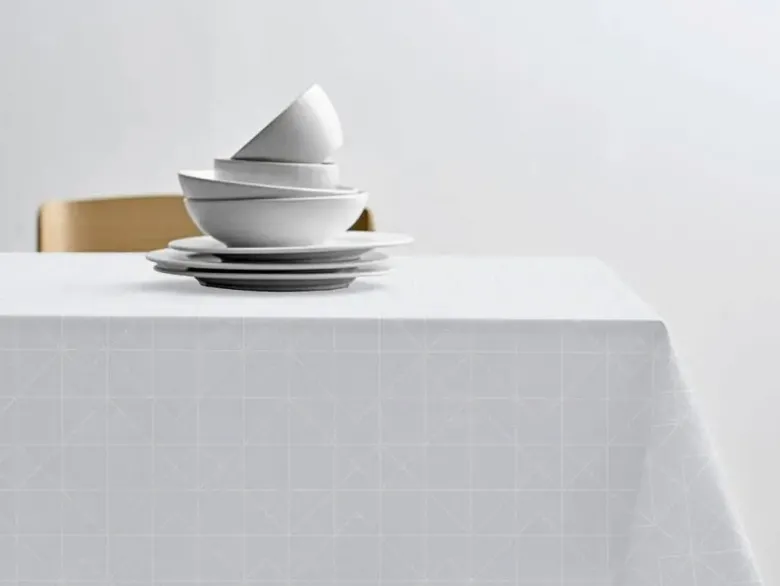 Södahl Tiles Dug 140x220 cm Optisk Hvid