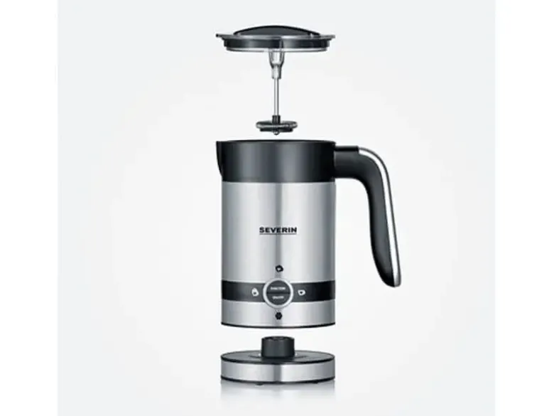 Severin Mælkeskummer Sort/Stål 450 watt