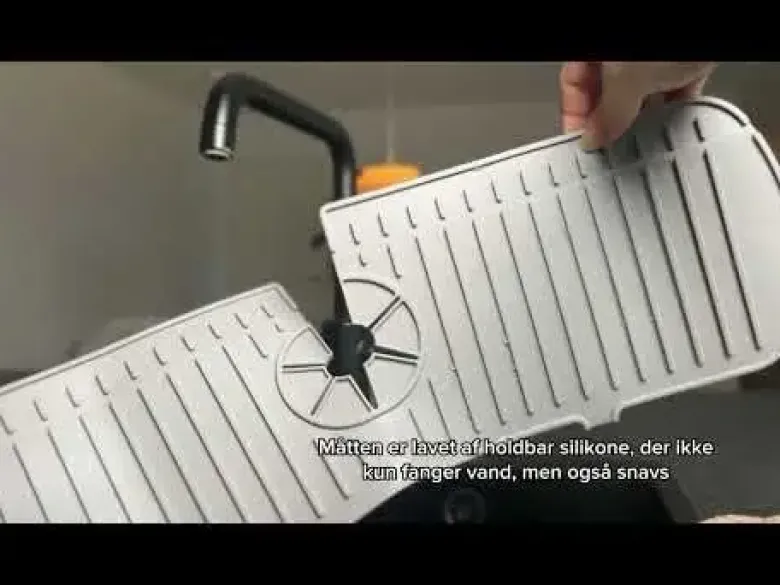 Silikonemåtte til rundt om køkkenarmatur