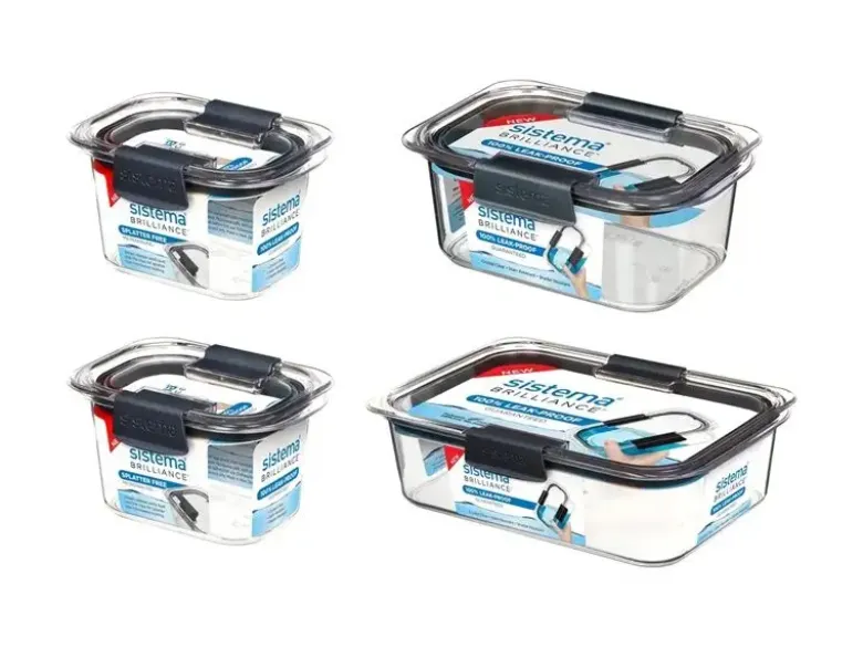 Sistema Brilliance opbevaringsbøtter 4-pack