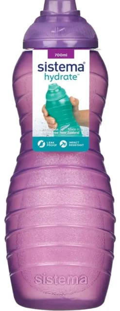 Sistema Davina drikkedunk 700 ml mørke lilla