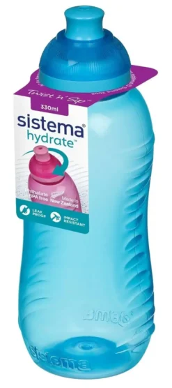 Sistema Drikkedunk 330 ml Twist and Sip Blå