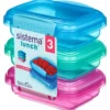 Sistema Lunch pack coloured 200 ml 3 stk
