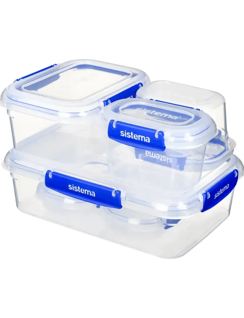 Sistema opbevaringsbokse Klip-It Plus 6-pack