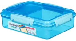 Sistema Snack Attack Duo 975 ml Blå