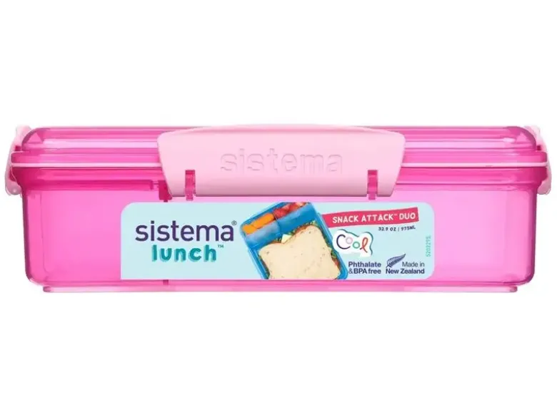 Sistema Snack Attack Duo 975 ml Pink