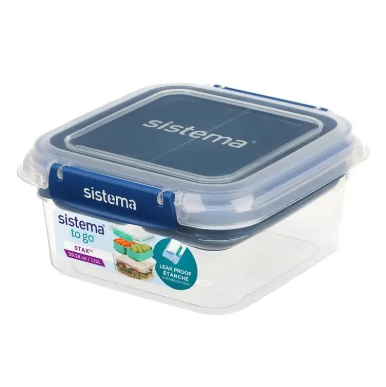 Sistema Square Stax To Go madkasse 1,15L Blå