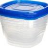 Sistema TakeAlongs Deep Square opbevaringsbokse 4 pack 1,2L