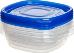 Sistema TakeAlongs Square opbevaringsbokse 4 Pack 669 ml