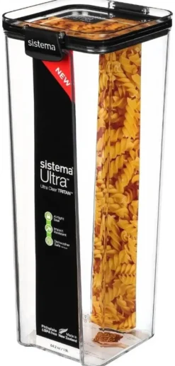 Sistema Tritan Ultra Square opbevaringsbøtte 1,9L