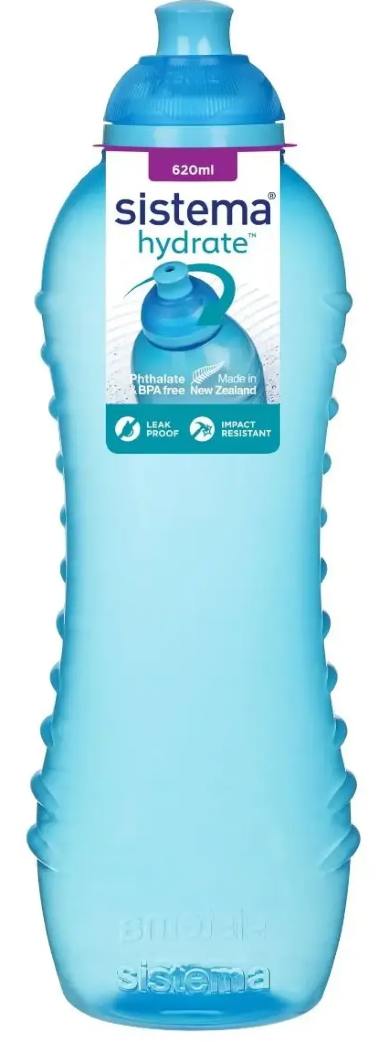 Sistema twist 'n' sip drikkedunk 620 ml - blå/blå