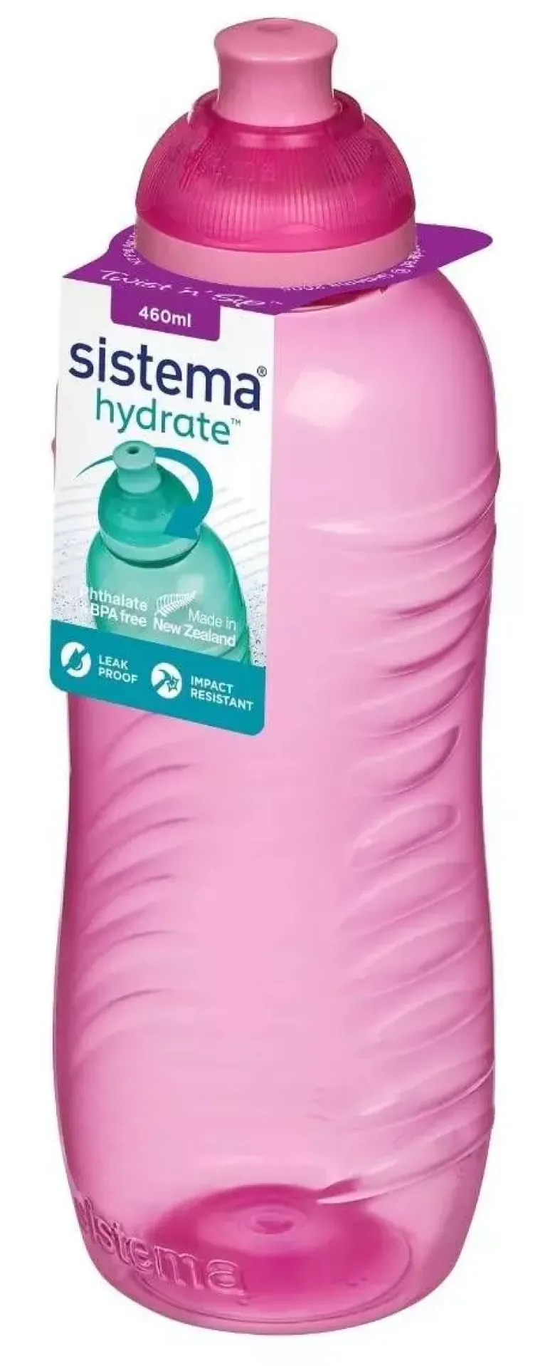 Sistema twist 'n' sip 460 ml - pink/pink