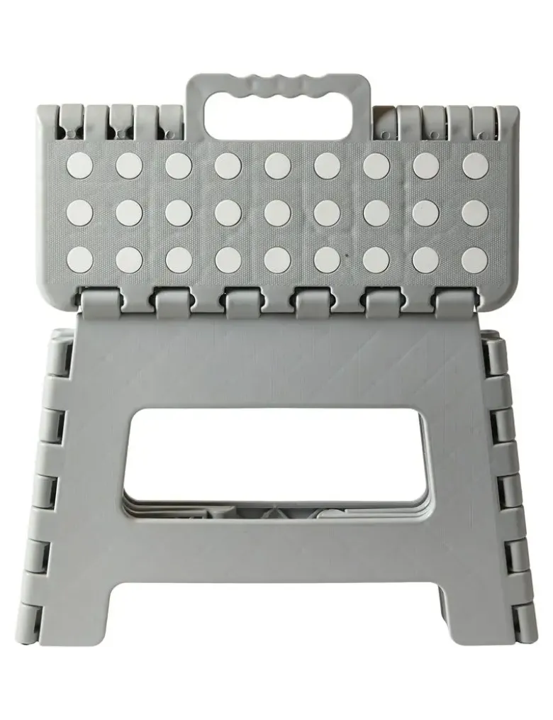 Skammel fodbar 29x22x39 cm plast grå