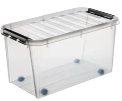 SmartStore Classic 70 kasse med hjul og låg 70L