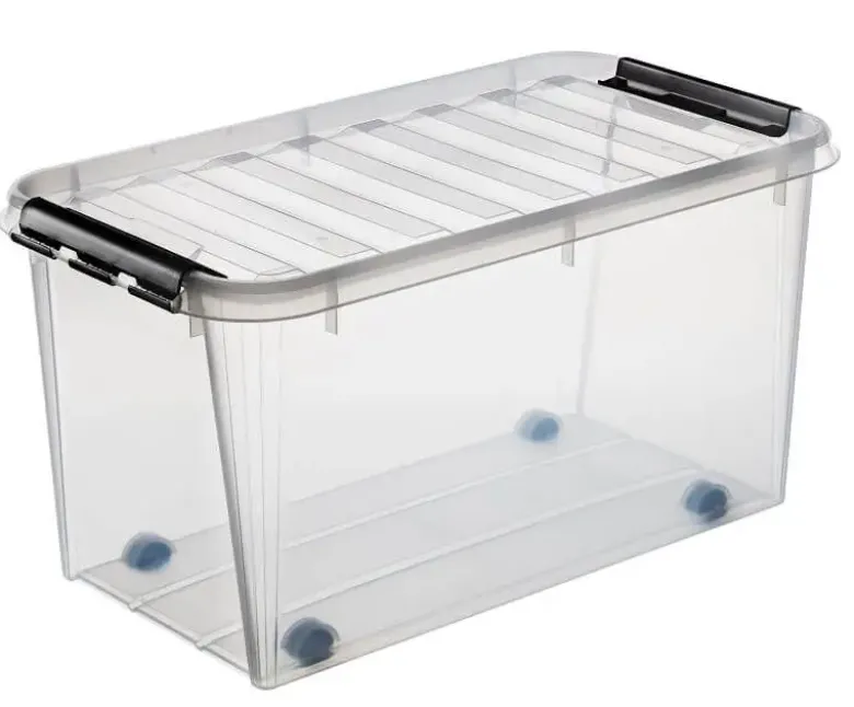 SmartStore Classic 70 kasse med hjul og låg 70L