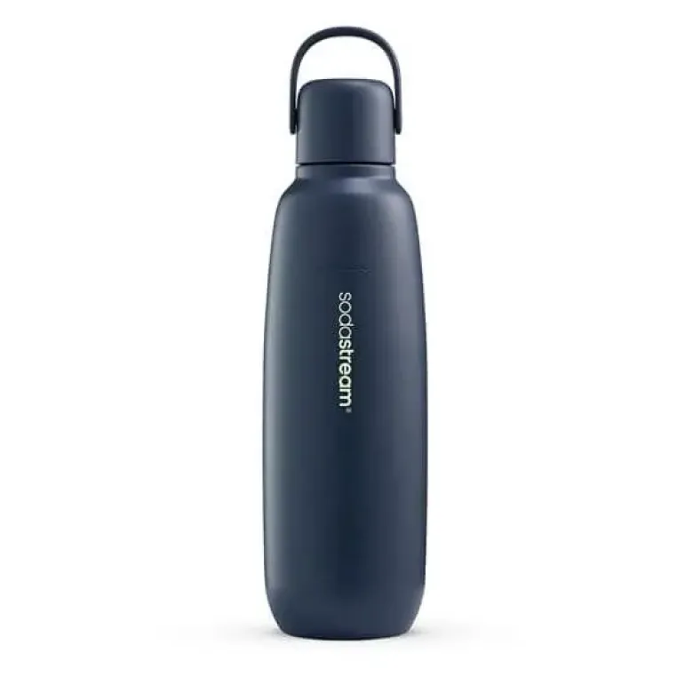 Sodastream Fizz&Go Stainless Steel flaske 900 ml Storm Blå