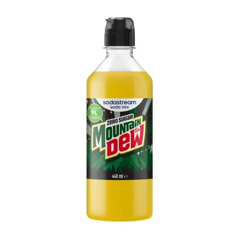 Sodastream Mountain Dew Zero smag
